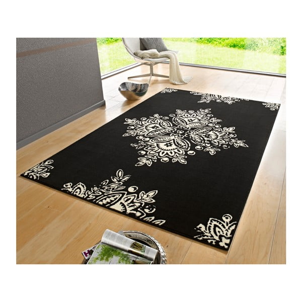 Tappeto bianco e nero Blossom, 200 x 290 cm Gloria - Hanse Home-image-1