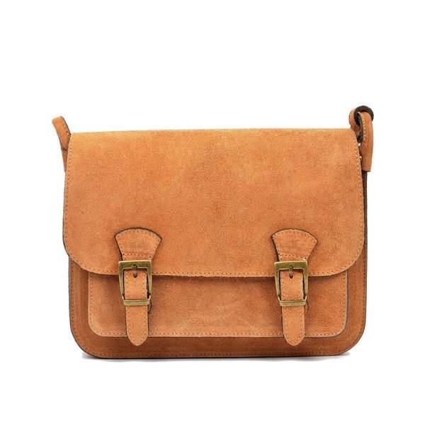 Borsa a tracolla in pelle marrone - Renata Corsi