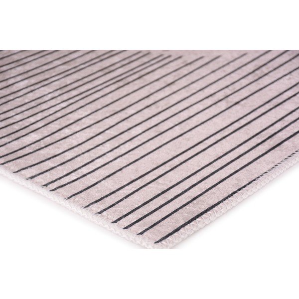 Tappeto lavabile crema 120x160 cm - Vitaus-image-2