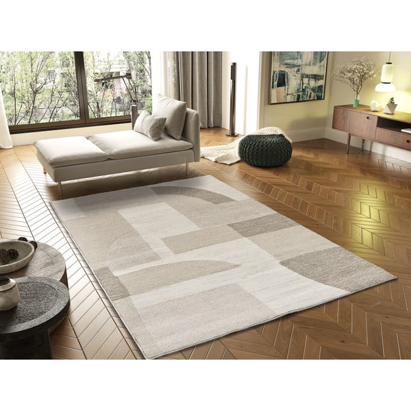 Tappeto beige e crema 160x230 cm Verona - Universal-image-1