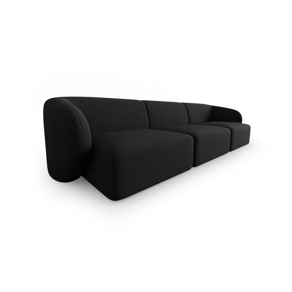 Divano nero 259 cm Shane - Micadoni Home-image-1