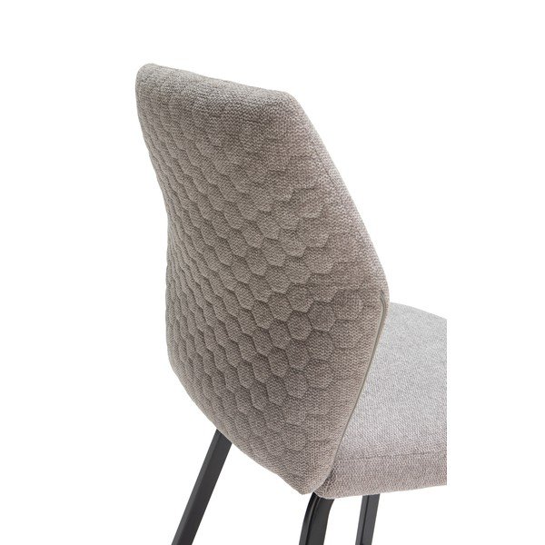 Sgabelli da bar grigio chiaro in set da 4 65 cm Bei - Marckeric-image-4