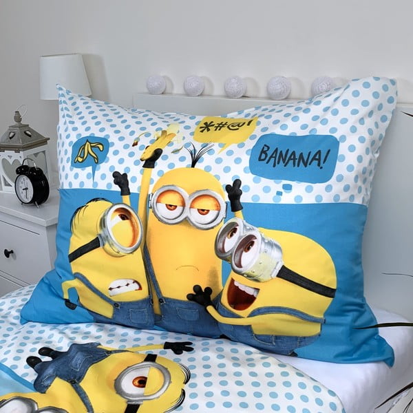 Biancheria da letto singola per bambini in microfibra 140x200 cm Minions 2 - Jerry Fabrics-image-3