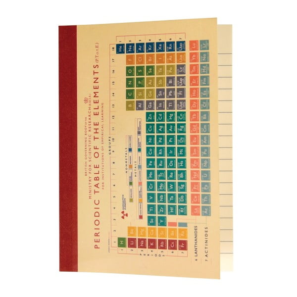 Quaderno formato A6 Periodic Table - Rex London