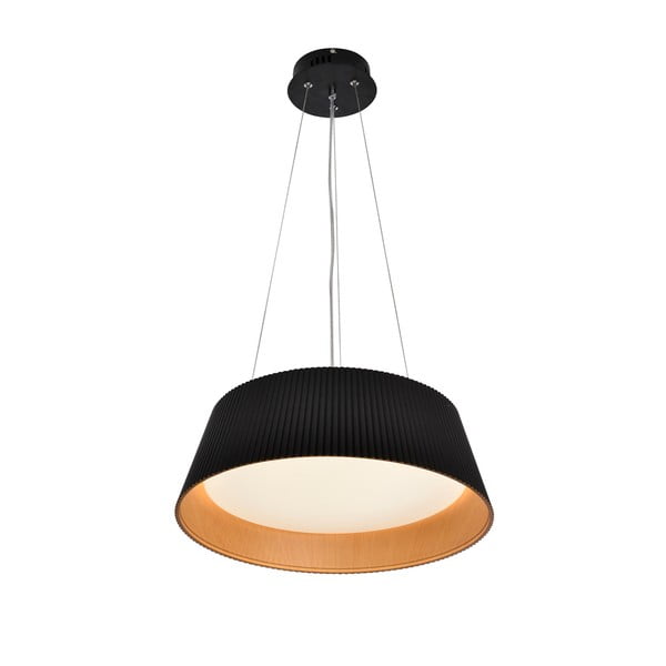 Apparecchio a sospensione LED nero con paralume in metallo ø 45 cm Umbria - Candellux Lighting