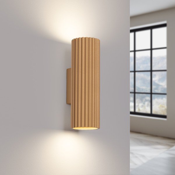 Lampada da parete dorata Gleam – Sollux-image-1