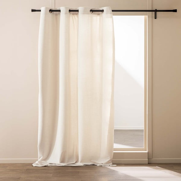Tenda color crema in bouclé 140x260 cm Winona – douceur d'intérieur
