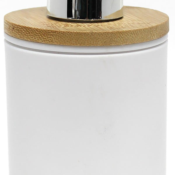 Dispenser per sapone bianco in plastica 91 ml Smart – douceur d'intérieur-image-1