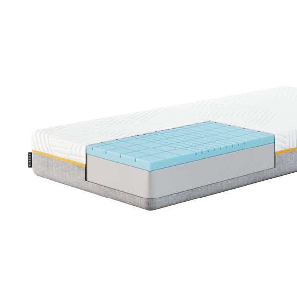 Materasso in schiuma morbida termoregolante 100x200 cm Jaune - MESONICA-image-2