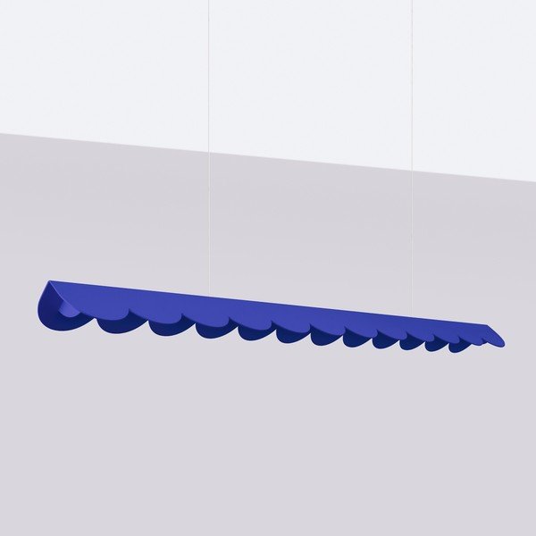 Lampadario LED blu scuro in alluminio BISCUIT – Thoro-image-3