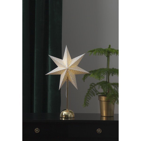 Decorazione luminosa natalizia color crema-oro Lottie - Star Trading-image-1