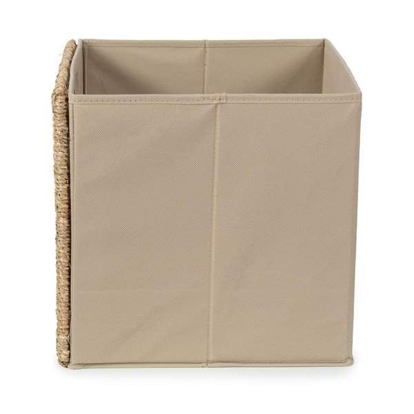 Scatola di colore naturale in erba marina 30x30x30 cm – Compactor-image-2
