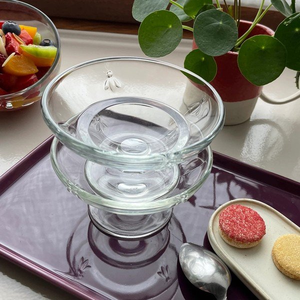 Calice per il gelato in vetro 200 ml Abeille – La Rochére-image-2