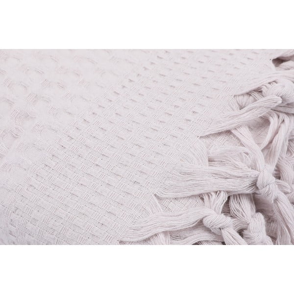 Copriletto beige in cotone 220x240 cm Pique – Mijolnir-image-1