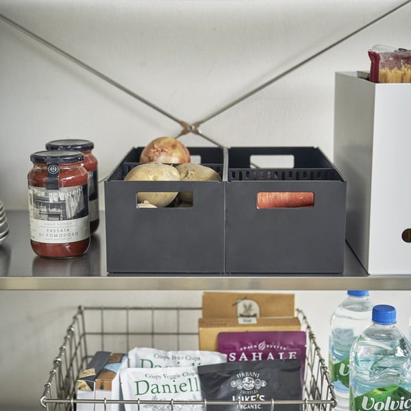 Cesto portaoggetti in plastica Tower - YAMAZAKI-image-3