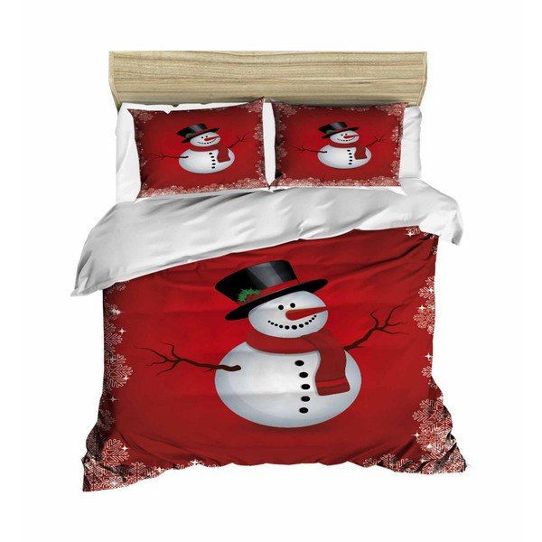 Biancheria da letto natalizia per letto matrimoniale con lenzuolo Azura, 160 x 220 cm - Mijolnir