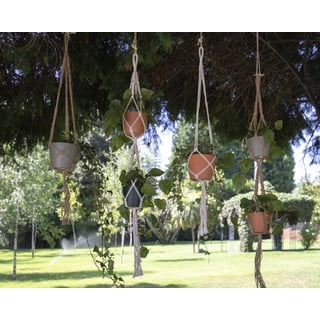 Gancio in tela per vaso ø 10 cm (altezza 120 cm) Macramé - Artevasi