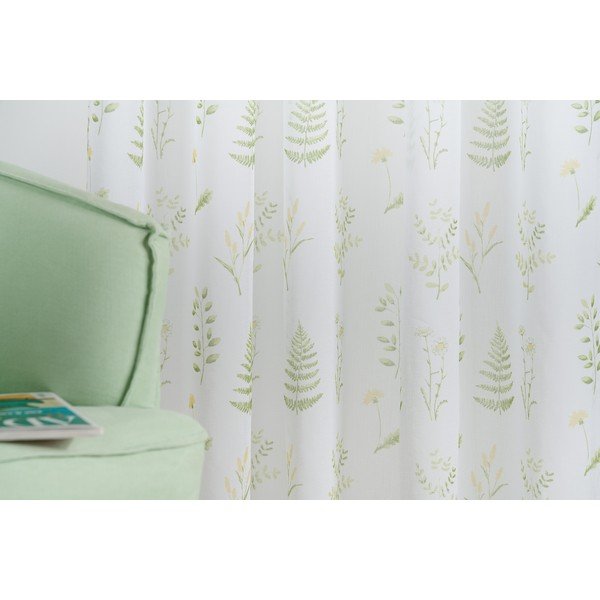 Tenda sottile bianca/verde 140x245 cm Caledonia – Mendola Fabrics-image-3