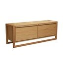 Scarpiera color naturale trama in rovere con spazio contenitivo e panca NewEst - Woodman