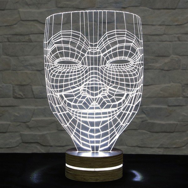 3D stolní lampa Anonymous