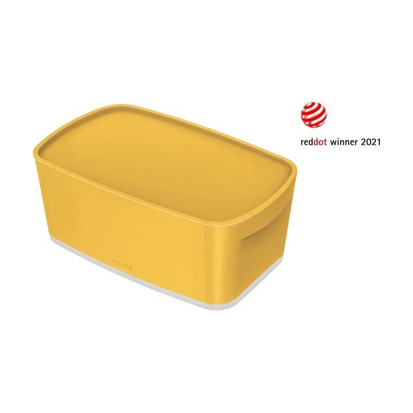 Contenitore giallo con coperchio Cosy, volume 5 l MyBox Cosy - Leitz-image-2