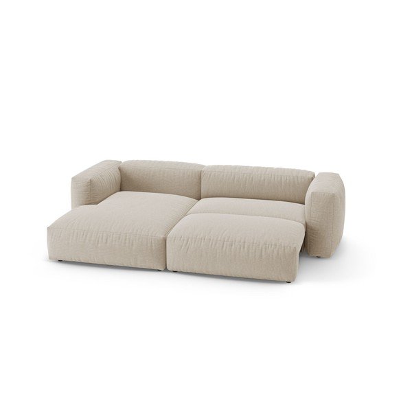 Divano angolare componibile color crema allungabile (con penisola a sinistra/con chaise lounge) – Micadoni -image-4
