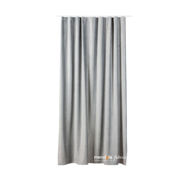 Tenda in velluto grigio 140x260 cm Roma - Mendola Fabrics