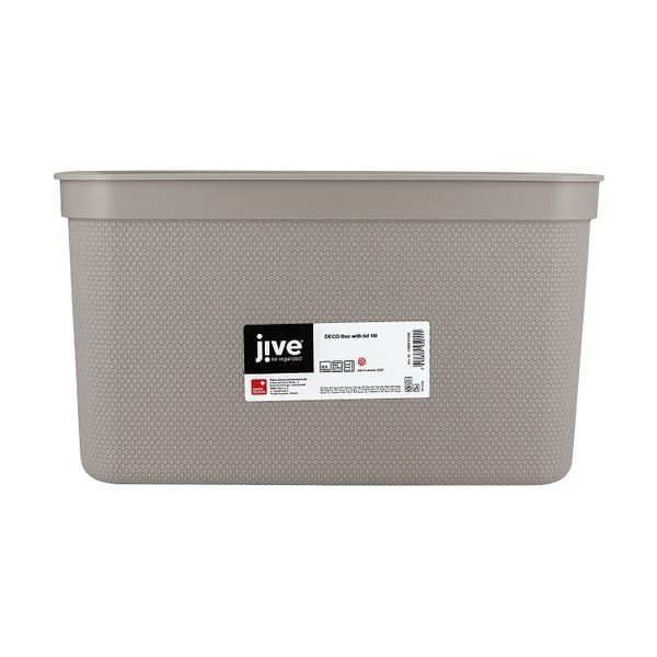 Scatola di plastica con coperchio Deco - Rotho-image-3