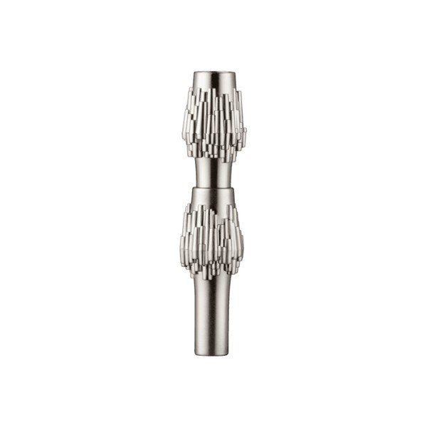 Vaso color argento opaco in metallo (altezza totale 10 cm) Quist – STOFF Nagel