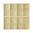 Libreria giallo chiaro da parete 140x140 cm Mistral - Hammel Furniture