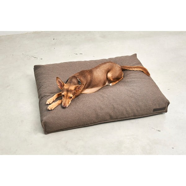 Materassino marrone in bouclé per cane 100x75 cm Mondo Chocolate M – MiaCara-image-3