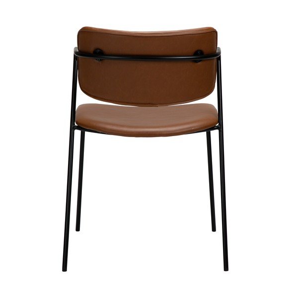 Sedia in similpelle marrone Zed - DAN-FORM Denmark-image-2