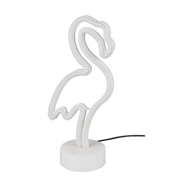Lampada da tavolo a LED bianca (altezza 29 cm) Flamingo - Reality-image-1