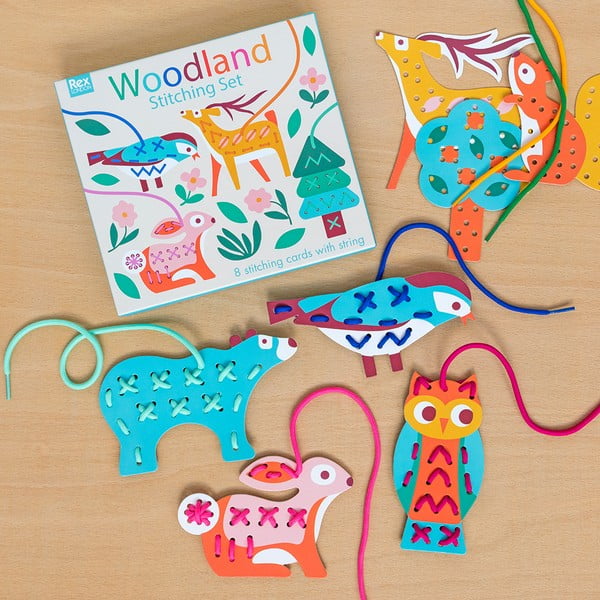 Set creativo Stitching set Woodland - Rex London-image-1