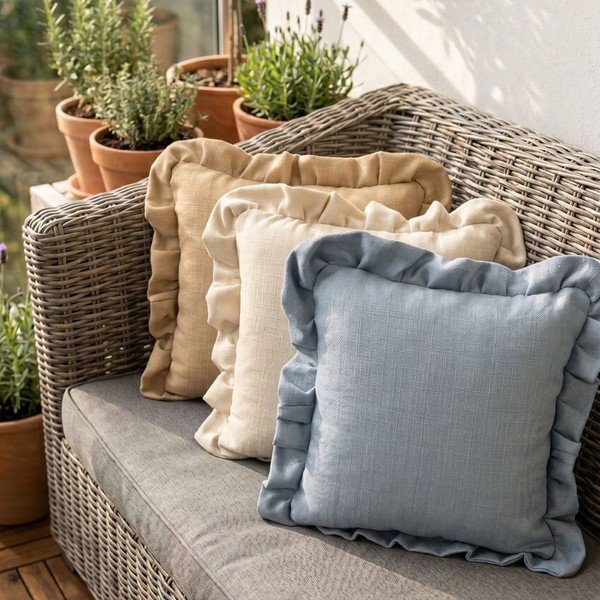 Federe decorative in set 2 pz 40x40 cm Linen – Mioli Decor-image-2