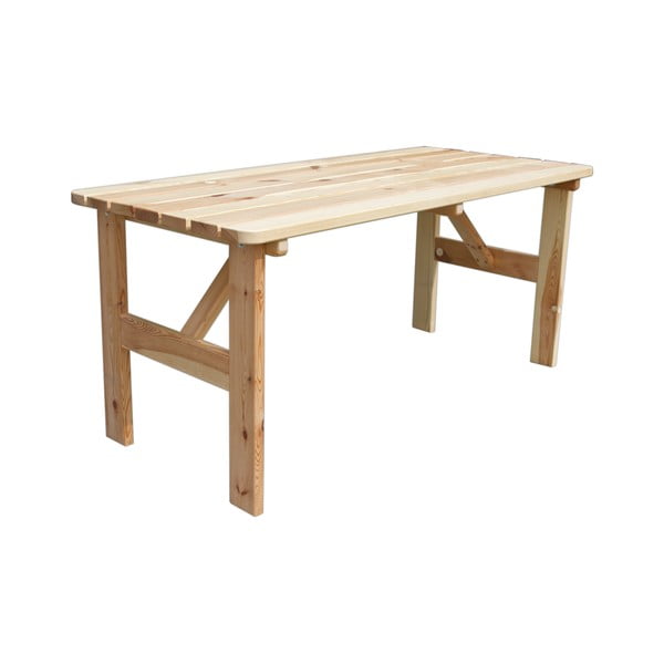 Tavolo da pranzo da giardino in legno di pino 180x70 cm Viking - Rojaplast