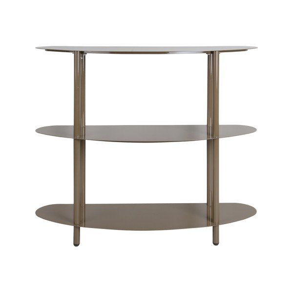 Armadietto marrone scuro in metallo 90x82x28 cm Paris – Leitmotiv