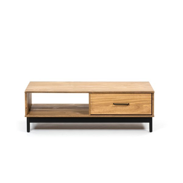 Tavolino in legno con dettagli neri Alessia - Marckeric-image-3