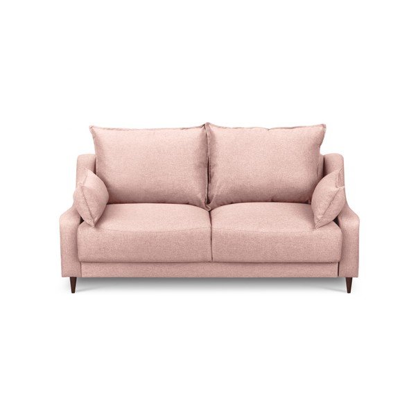 Divano rosa chiaro Ancolie, 150 cm - Mazzini Sofas