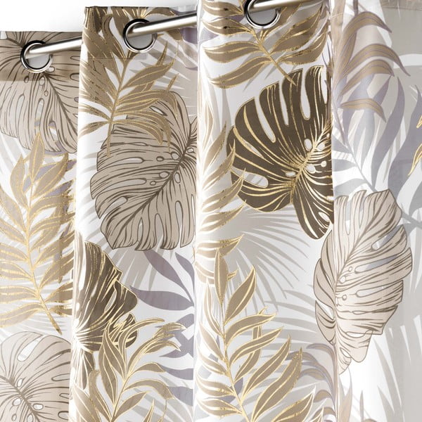 Tenda grigia/dorata 140x260 cm Mogador – douceur d'intérieur-image-1