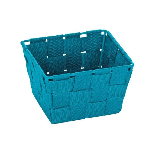 Cestino blu petrolio , 14 x 14 cm Adria - Wenko