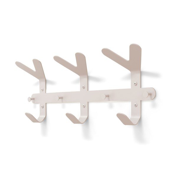 Attaccapanni da parete grigio tortora in acciaio 66 cm Frondo – Spinder Design