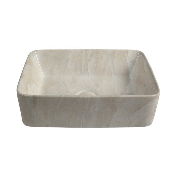 Lavabo beige in ceramica 47,5x37,5 cm Dalma – Sapho-image-2