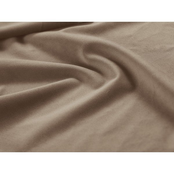 Divano angolare componibile beige con rivestimento in velluto – Micadoni -image-4