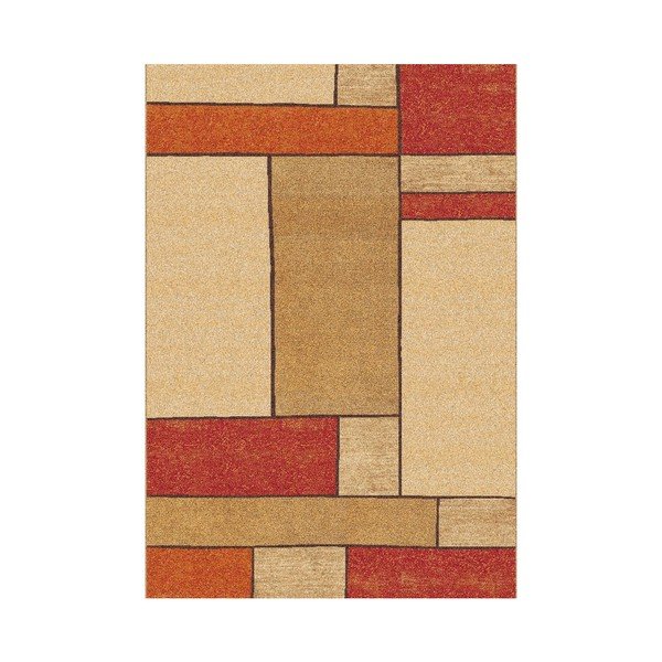 Tappeto arancione Squaro, 133 x 190 cm - Universal
