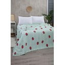 Copriletto in cotone color menta 170x230 cm Strawberry - Mila Home