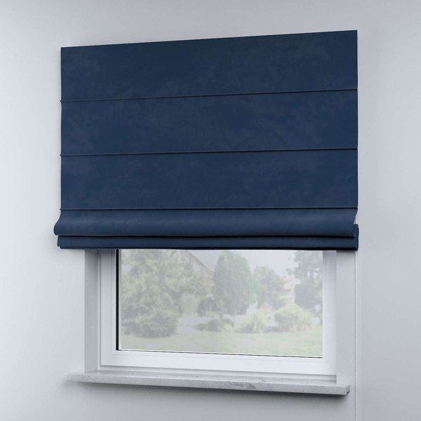 Tenda romana blu 170x130 cm Posh Velvet - Yellow Tipi-image-4