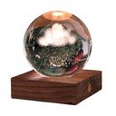 Decorazione luminosa marrone scuro con ricarica USB Amber – Gingko