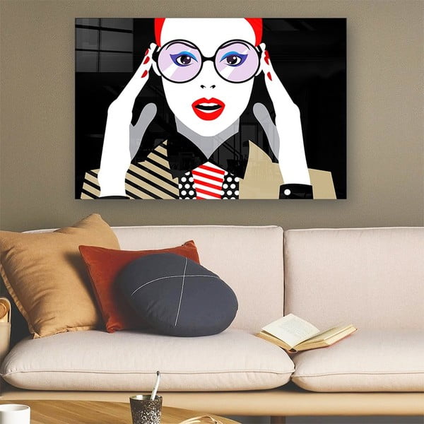 Pittura su vetro 70x50 cm - Wallity-image-1