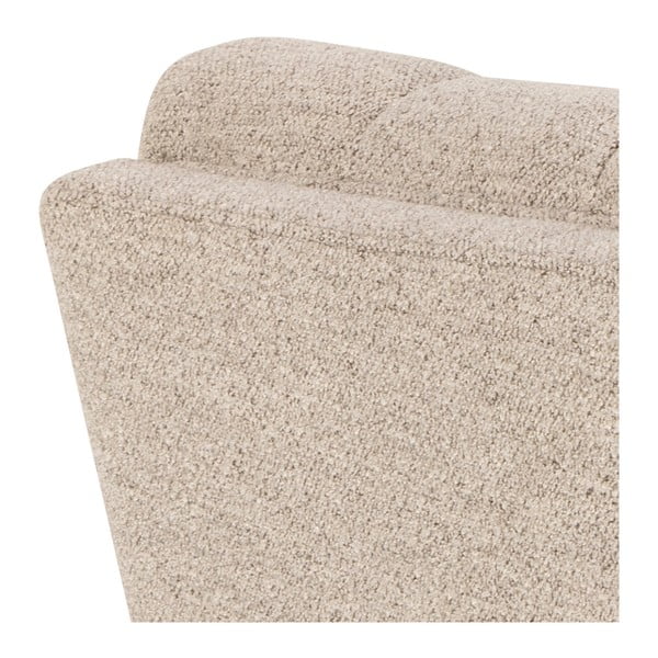 Divano bouclé beige 218 cm Tampa - Actona-image-1